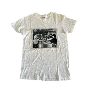 Our Gang Little Rascals Vintage Iron On White Hanes T Shirt M 70s 80s RARE L&H